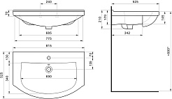 Stella Polare Мебель для ванной Сильва 80 – фотография-13